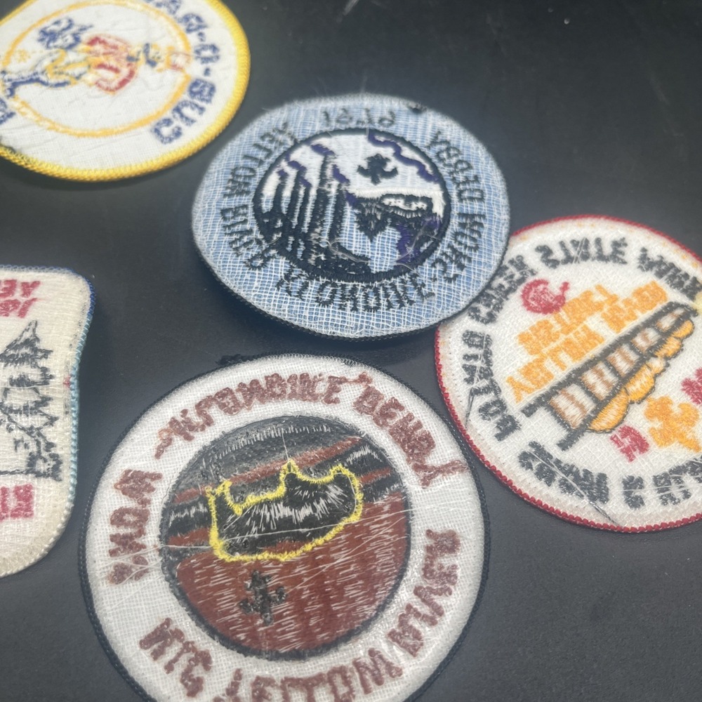 Vintage 1970s-80s Boy Scout Patch Lot (5) Yellow River District Klondike Derby - Picture 11 of 16